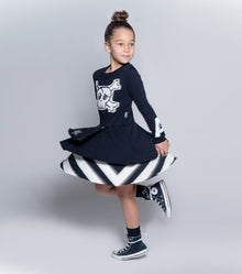 Kid | Mash Up Layered Dress | Yellow