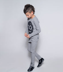 Kid | Nununu Smile Loungewear | Heather Grey
