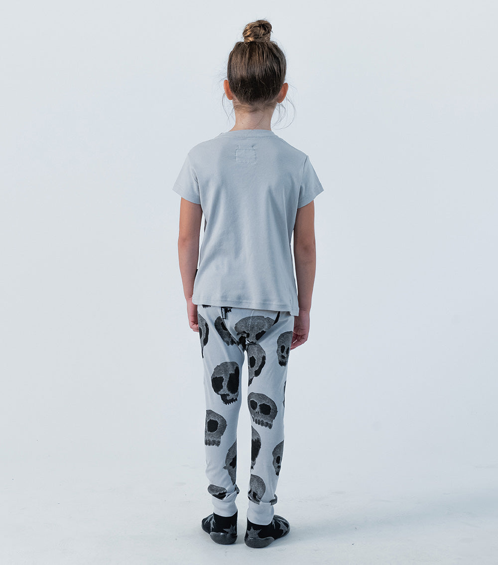 Kid | Water Skull Loungewear | Ice Grey