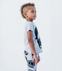 Kid | Water Skull Loungewear | Ice Grey