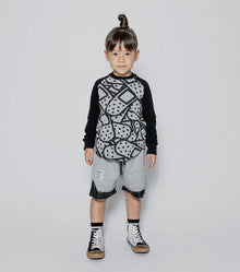 Kid | Bandaid Baseball Shirt | White