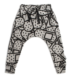 Kid | Light Bandaid Baggy Pants | Ice Grey