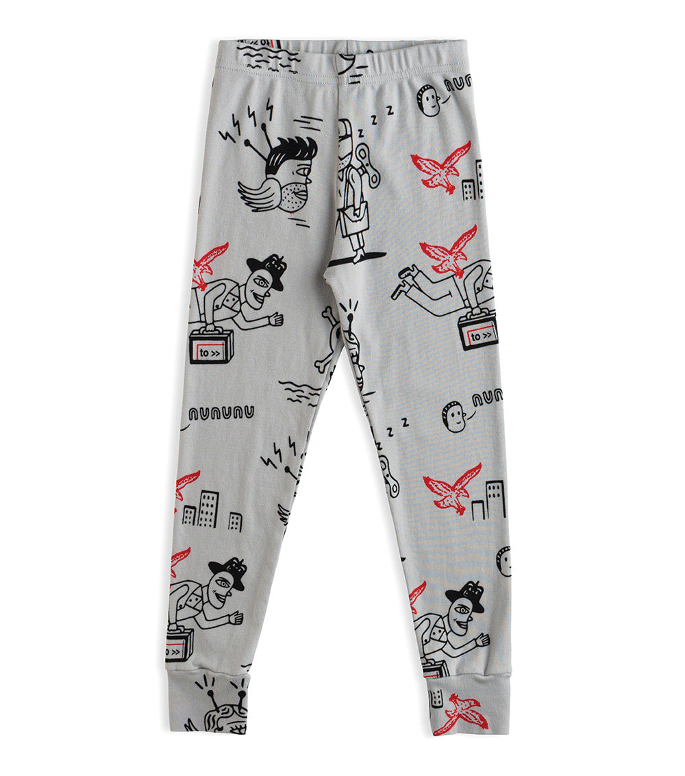 Kid | En Route Leggings | Ice Grey