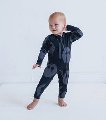 Kid | Melting Masks Swim Overall | Black