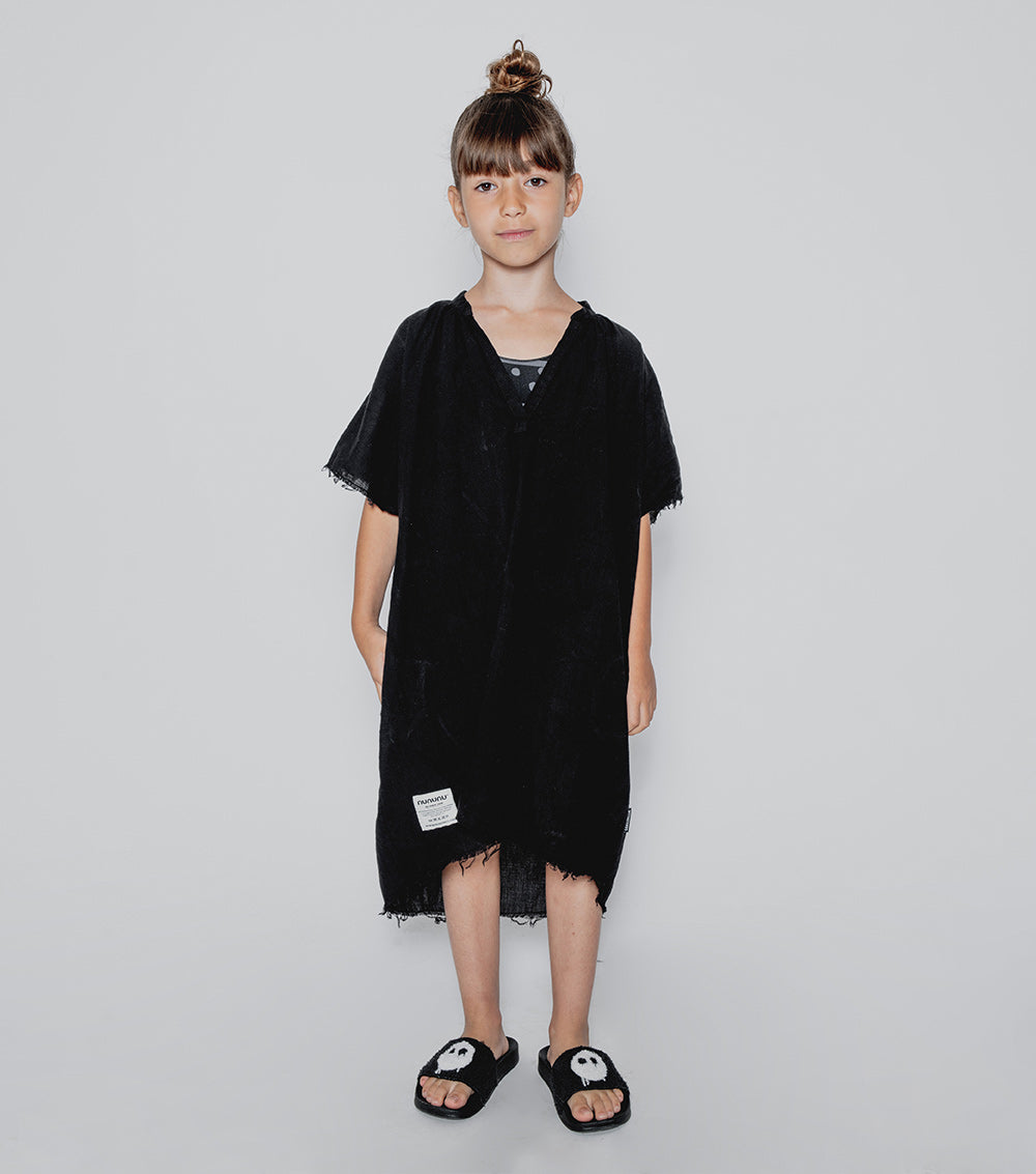 Kid | Summer Kaftan | Black