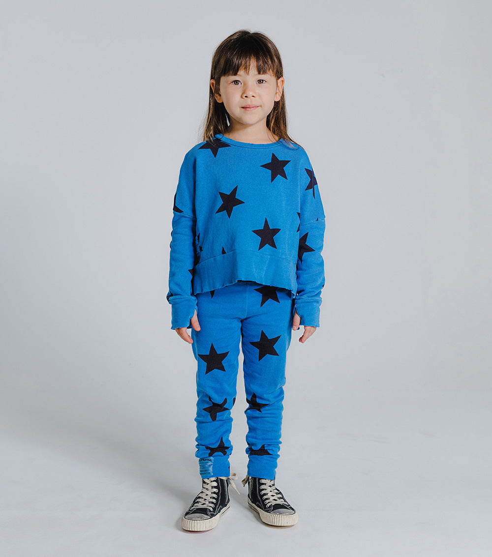 Kid | Star Box Sweatshirt | Blue