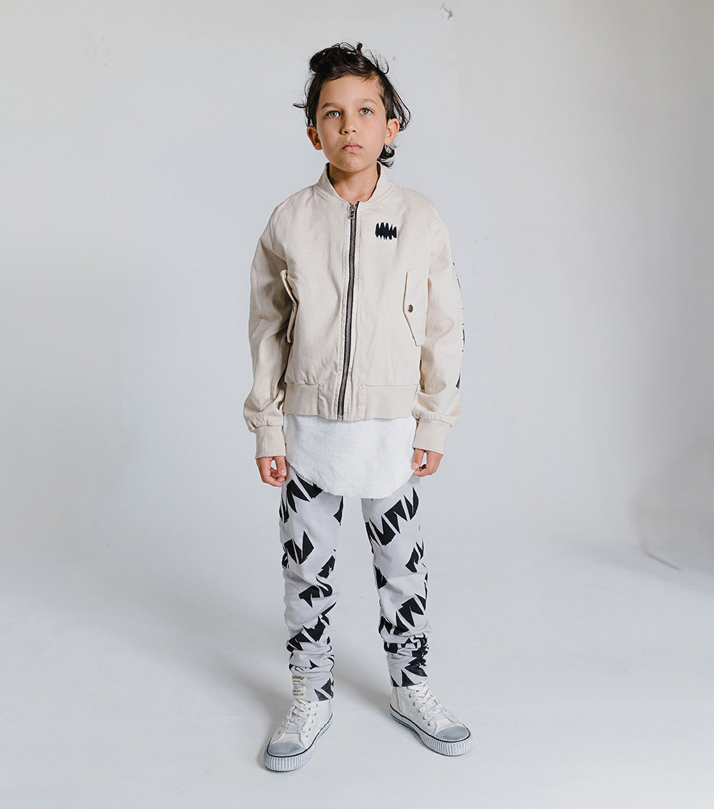 Kid | Woven Bomber Jacket | Natural