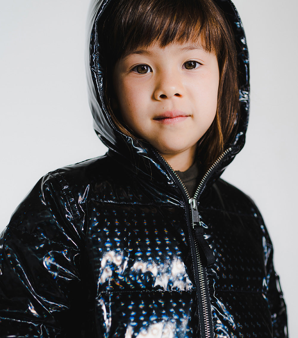 Kid | 3D Down Jacket | Black
