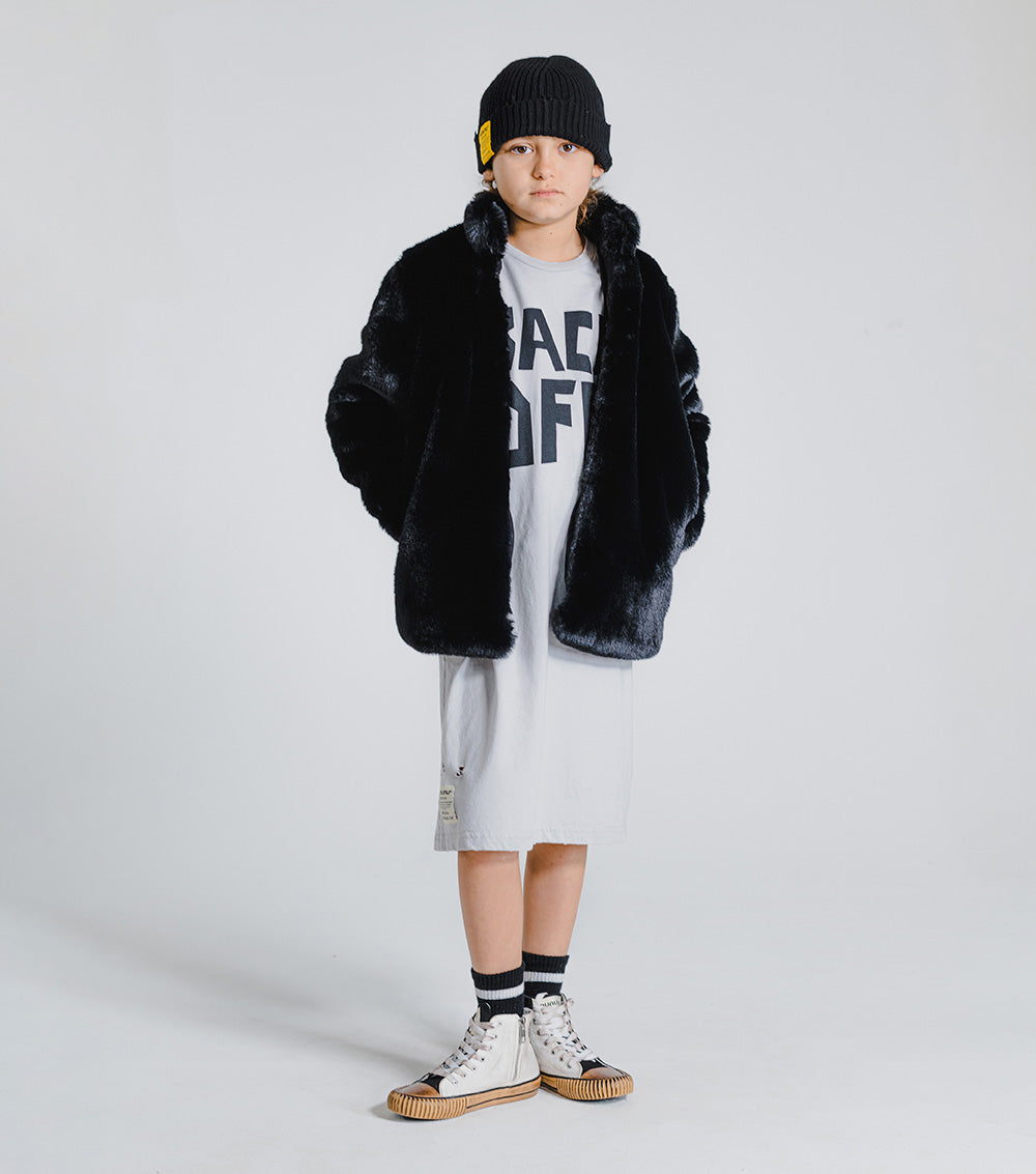 Kid | Back Off Twofer Dress | Ice Grey