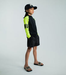 Kid | Surf'S Up Rashguard | Black