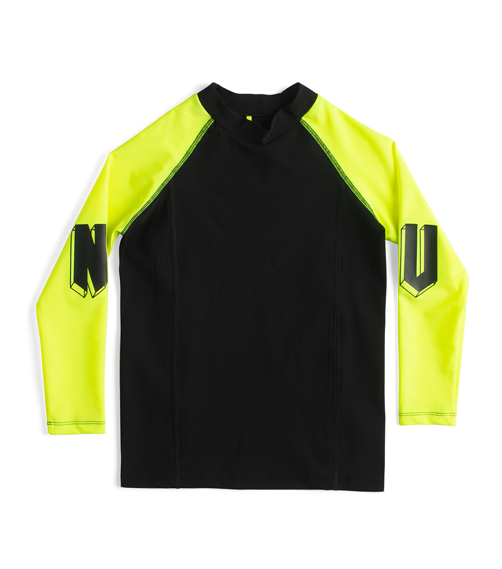 Kid | Surf'S Up Rashguard | Black
