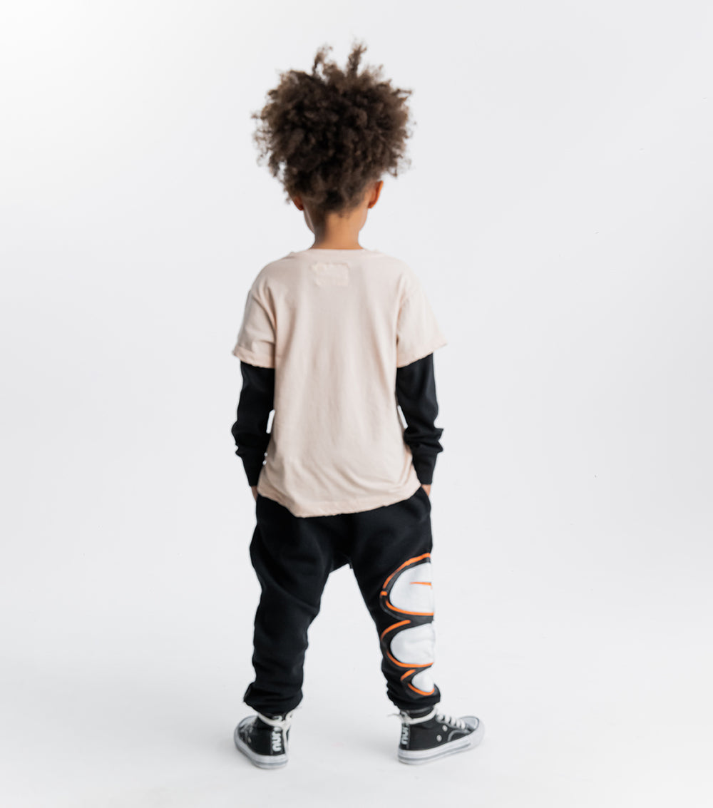 Kid | Pixel Skull Shirt | Nude