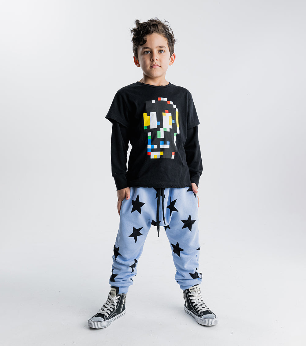 Kid | Pixel Skull Shirt | Black