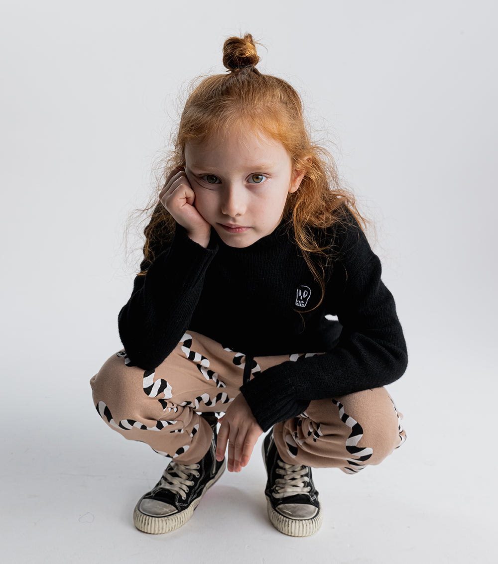 Kid | Frayed Knit | Black
