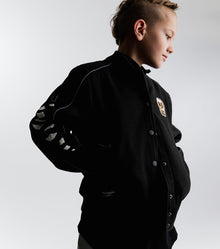 Kid | Varsity Jacket | Black