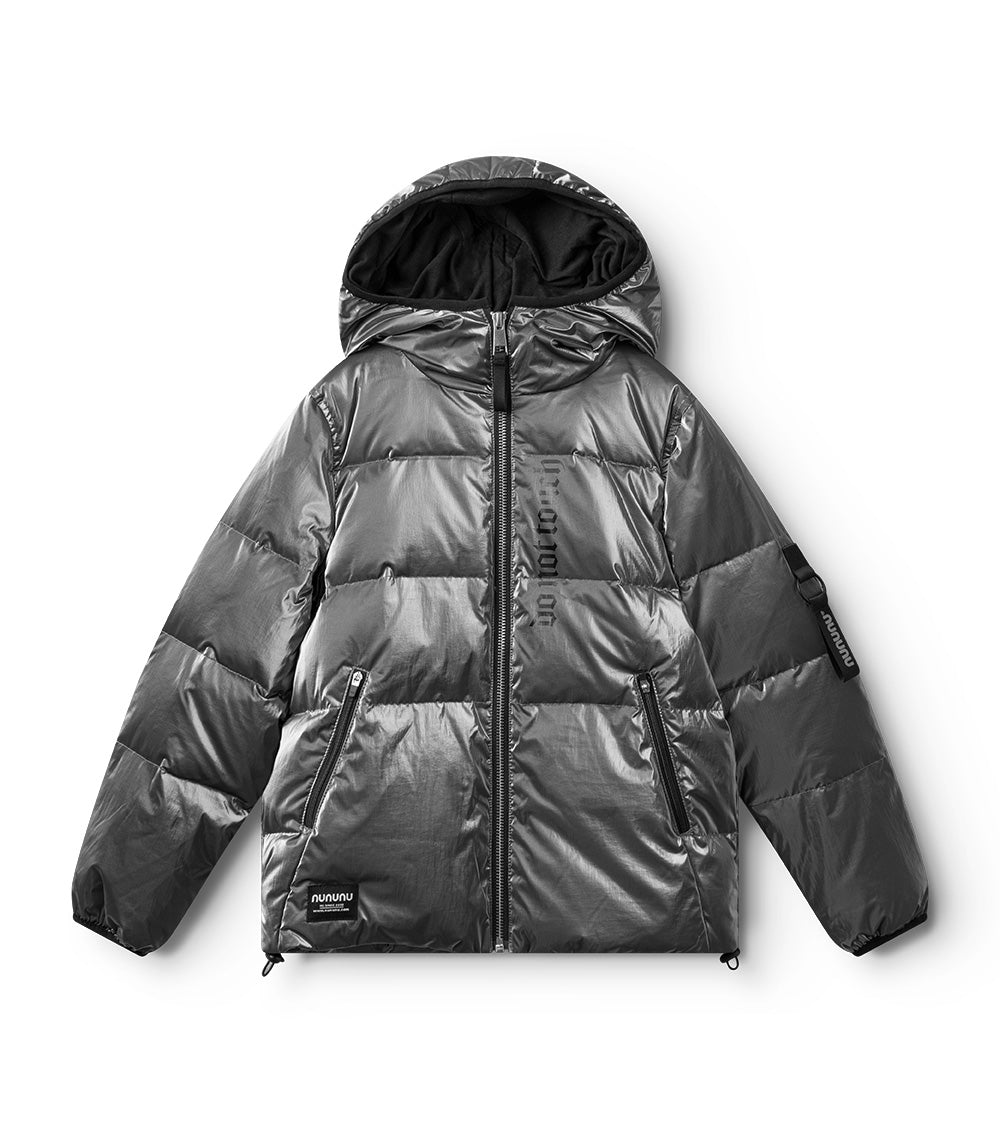 Kid | Moon Inked Down Jacket | Silver