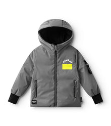 Unisex | Reflective Down Jacket | Lunar Grey