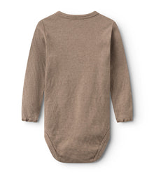 Newborn | Soft Envelope Onesie | Earth Brown
