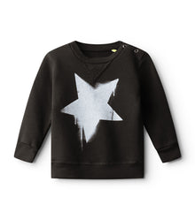 Newborn | Falling Star Sweatshirt | Black