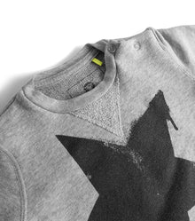 Newborn | Falling Star Sweatshirt | Heather Grey