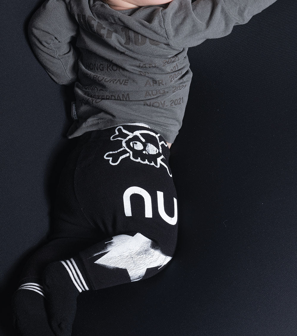 Newborn | Sock Pants | Black