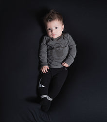 Newborn | Sock Pants | Black