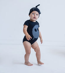 Newborn | Melting Mask Onesie | Heather Grey (V2)