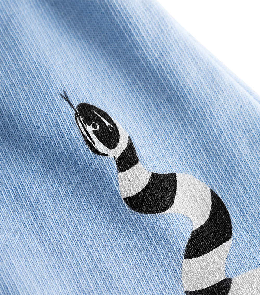 Newborn | Stripey Snake Baby Baggy Pants | Foggy Blue