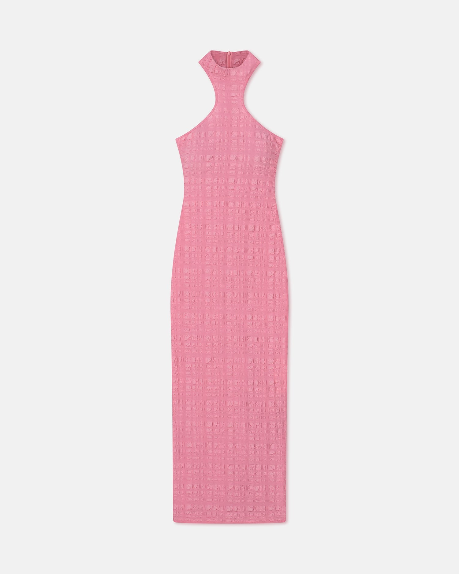 Womens | Elco Seersucker Dress | Pink Seersucker