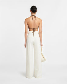 Womens | Lanai Tailored Cady Pants | Creme