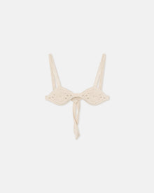 Womens | Ellison Crochet Bra | Off White