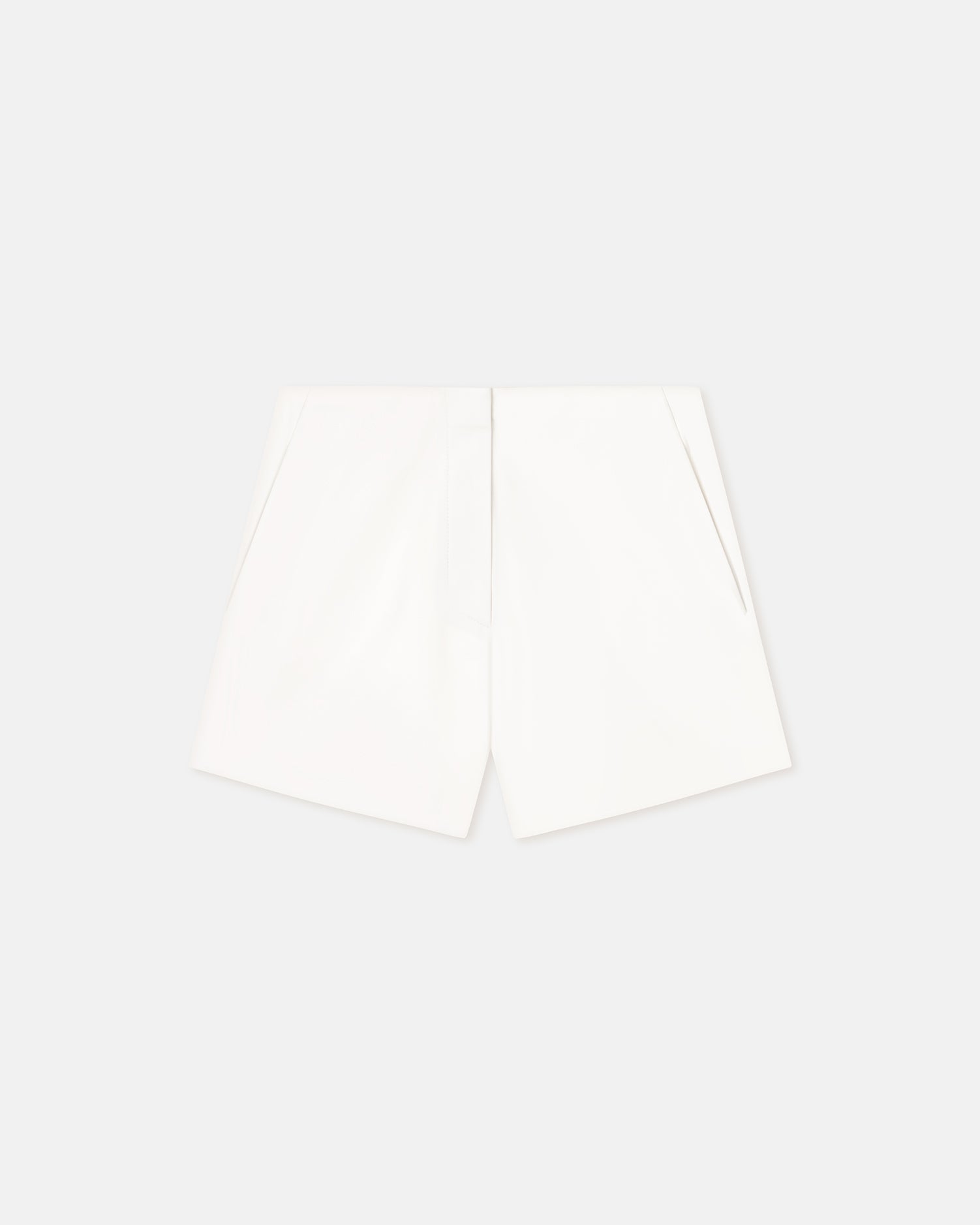 Elza Okobor Alt-Leather Shorts | White