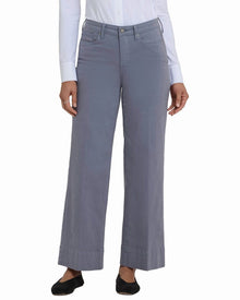 NYDJ | Womens | Petite Teresa Shadow Blue Wide Leg Jean | Blue