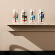 Mirage Rock & Pop High Ball Glasses | Clear Crystal | Set of 4