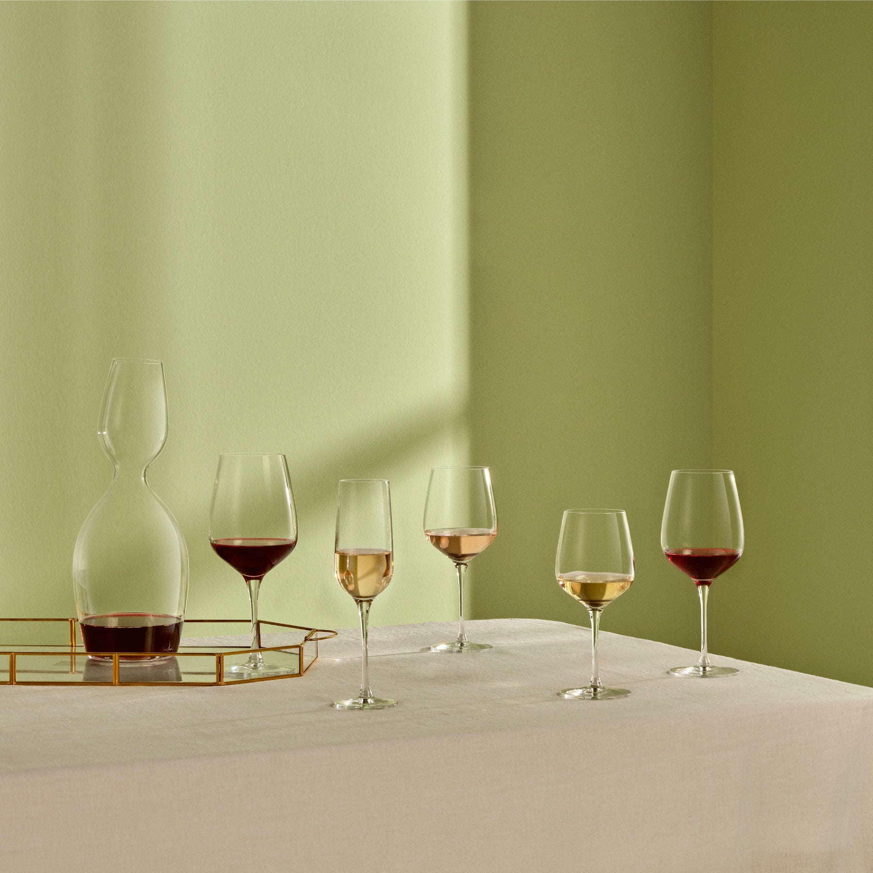 Refine White Wine Glasses | Clear Crystal | Set of 2