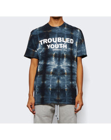 Nahmias | Men | Troubled Youth T-shirt Tie-dye | Black