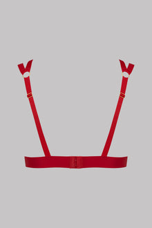 Cupless Triangle Bra - Tapage Nocturne | Red