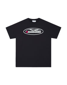 Nasaseasons | Men | Flame Logo Graphic T-shirt | Black