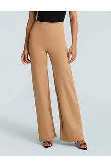 Neoprene Wide Leg Pant | Camel