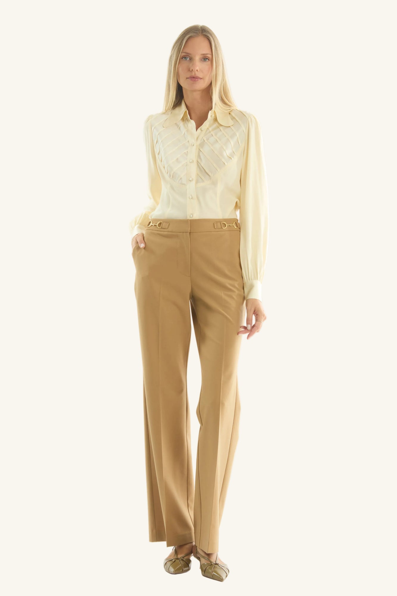 Nila Blouse | Vintage Creme