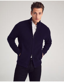 Nomad1942 | Men | Amsterdam Zip Sweater | Twilight