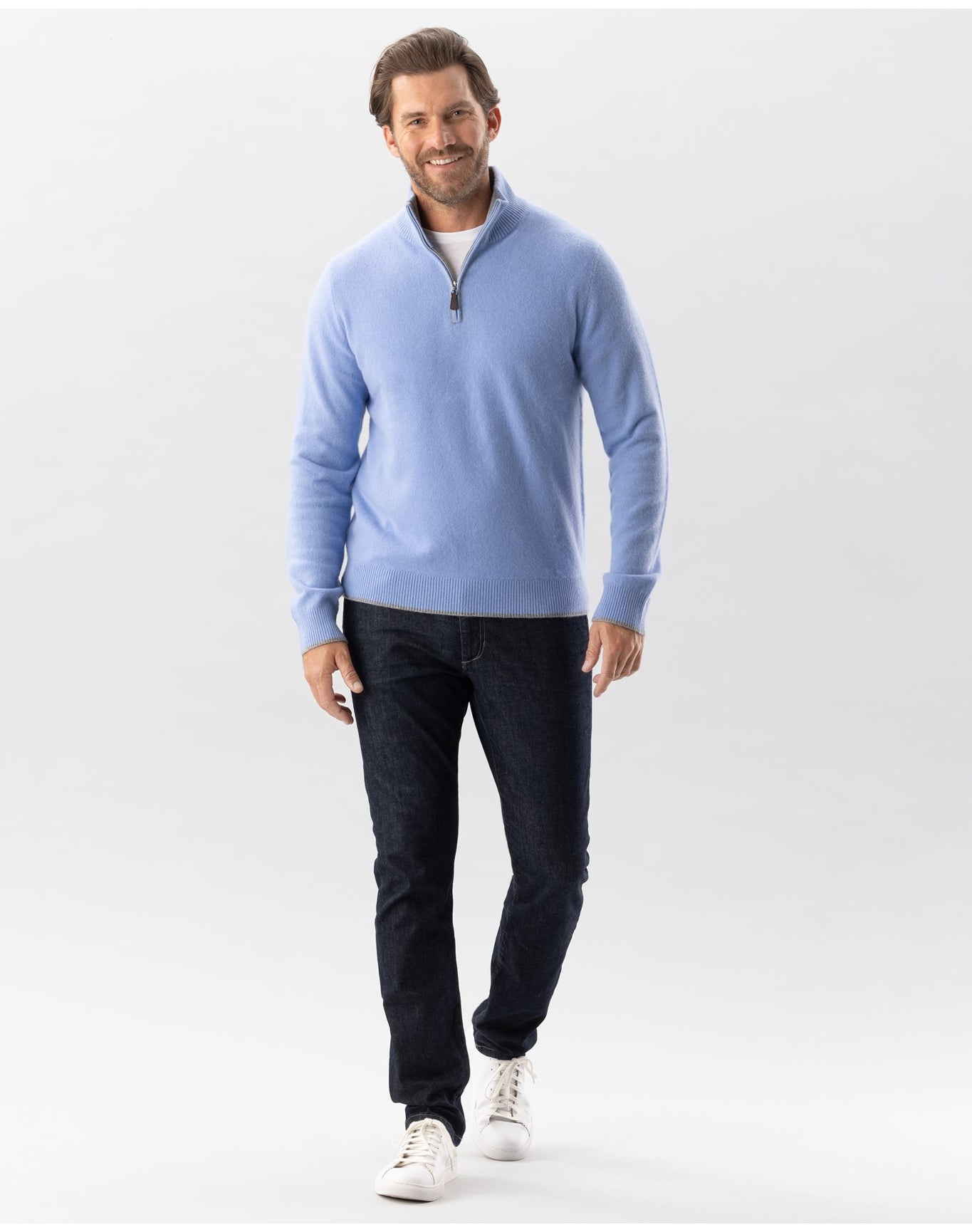 Nomad1942 | Men | Broadway Sweater | Ice Blue