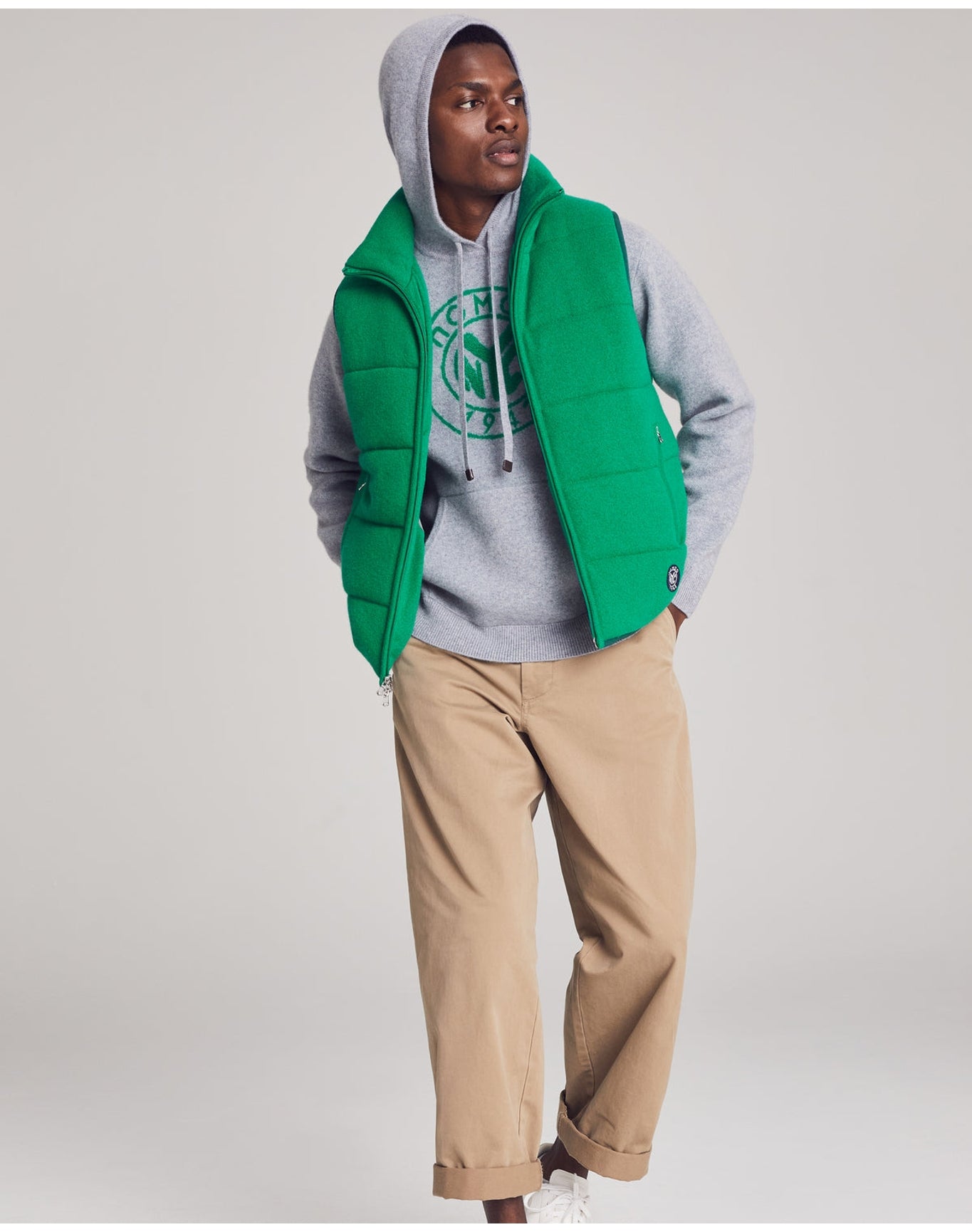 Nomad1942 | Men | Fordham Quilted Vest | Kelly Green