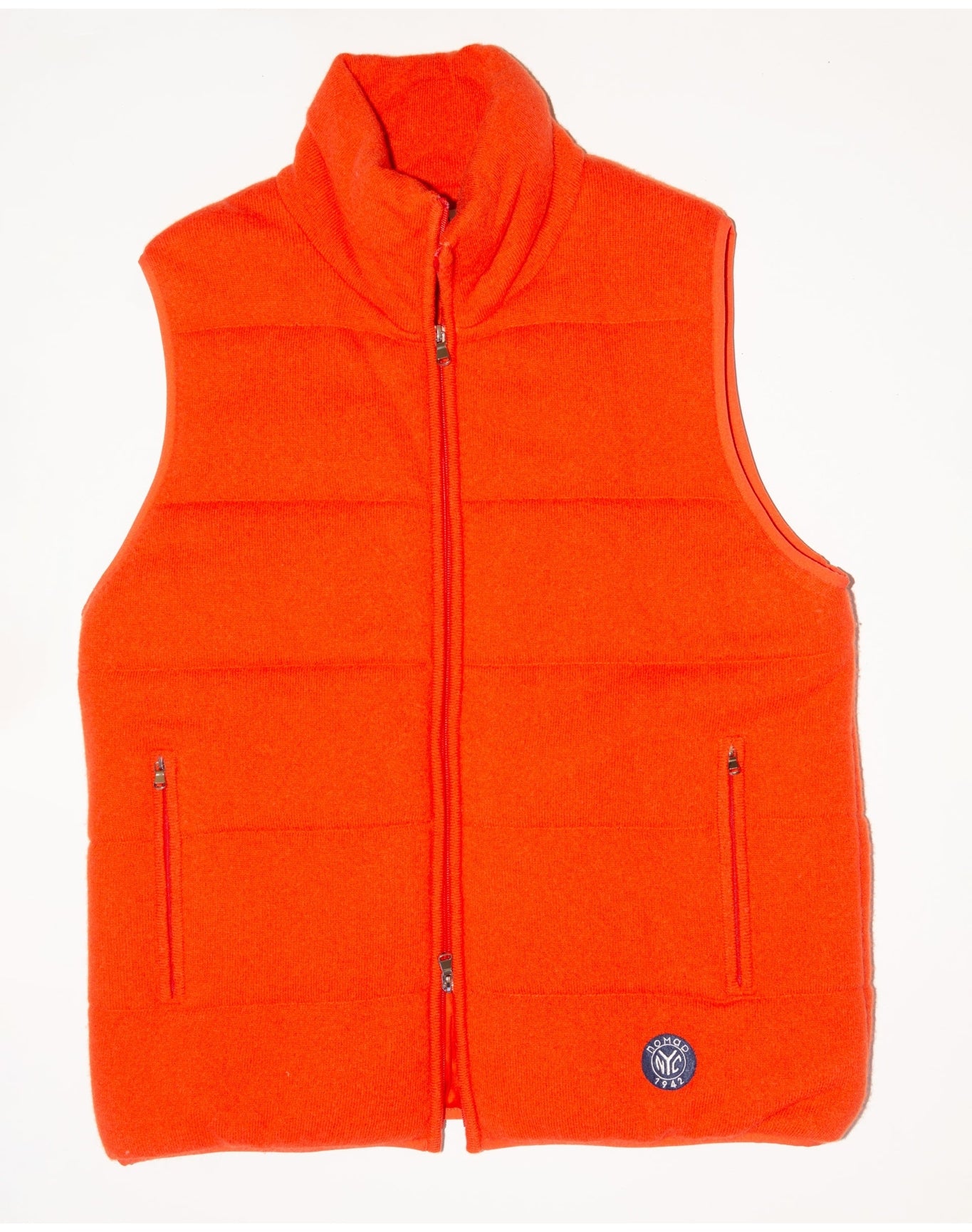Nomad1942 | Men | Fordham Quilted Vest | Tangerine