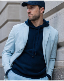 Nomad1942 | Men | Kobre Cashmere Hoodie | Midnight