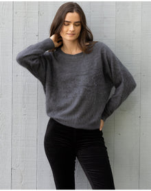 Nomad1942 | Women | Brushed Cashmere Sedgwick Sweater | Asphalt