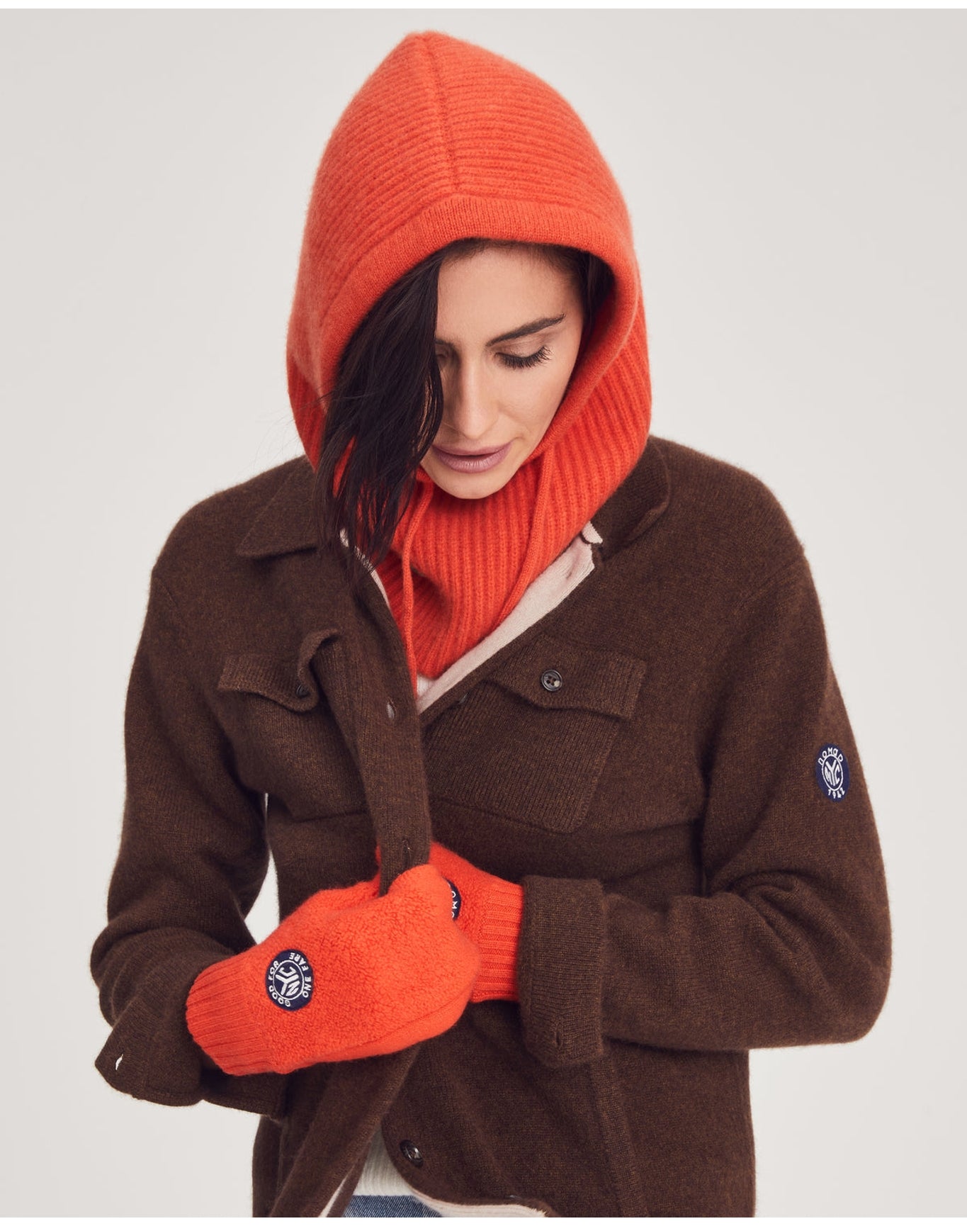 Nomad1942 | Women | Tudor Mittens | Tangerine