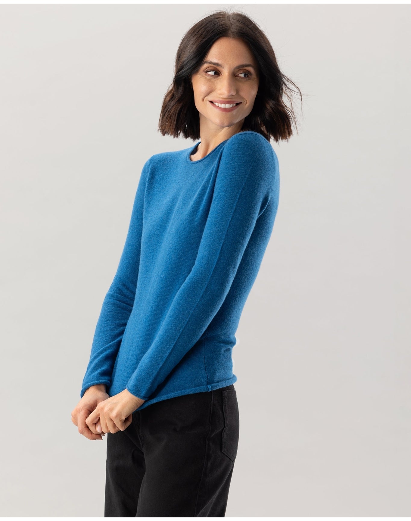 Nomad1942 | Women | Women's Crewneck Sweater - Jewel Tones | Teal