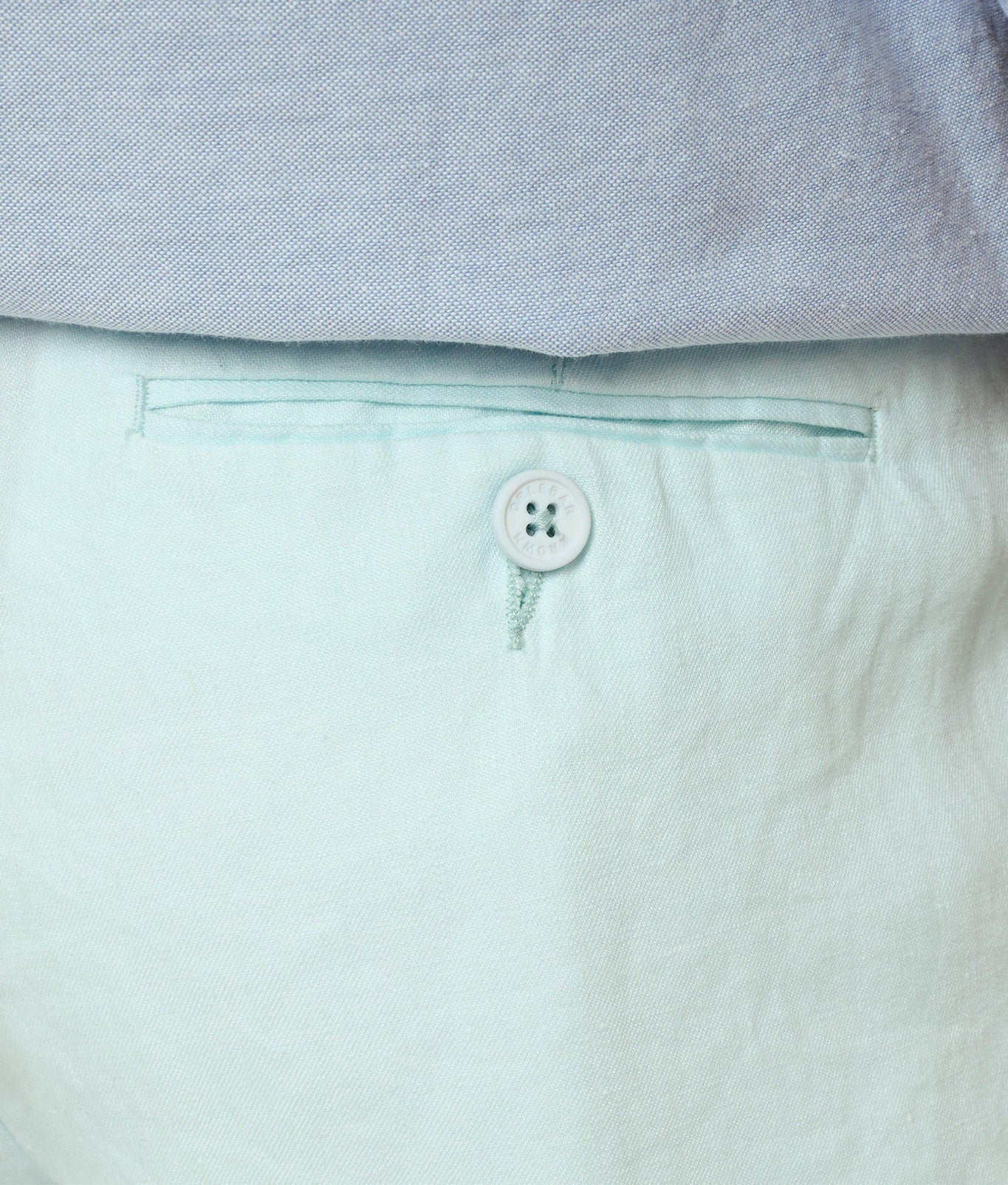 Norwich Linen Tailored Fit Washed Linen Shorts | Clear Sky