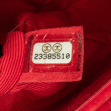 Chanel | Pre-Owned Medium Classic Velvet Double Flap | Red